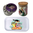 Ed, Edd n Eddy Cartoon Spice Grinder, Stash Jar, Rolling Tray Set - spicedanime