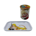Monogatari Anime Spice Grinder, Stash Jar, Rolling Tray Set - spicedanime