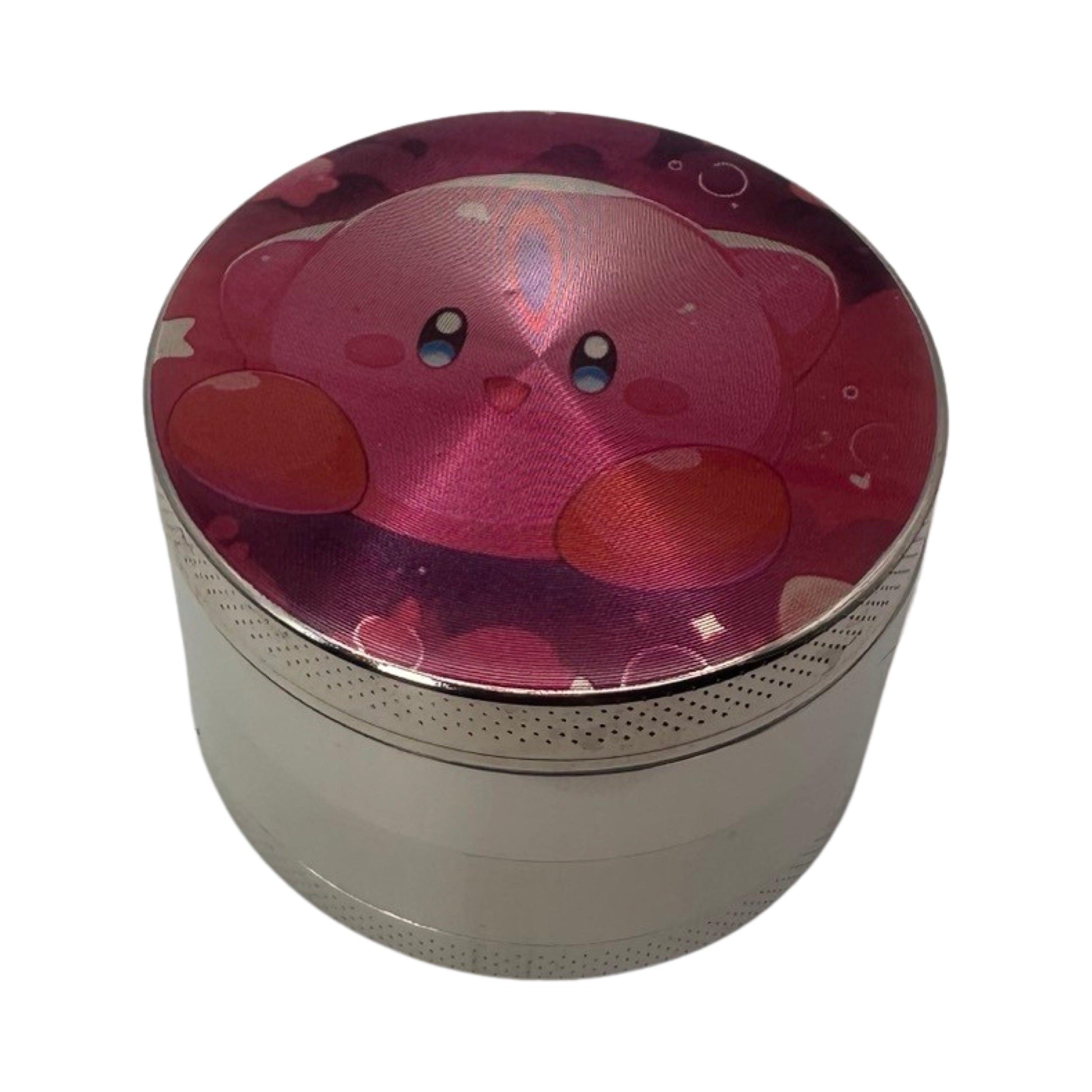 Kirby Cartoon Videogame Spice Grinder, Stash Jar, Rolling Tray Set - spicedanime