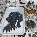 Screaming Venom Grinder, Jar, Rolling Tray Set