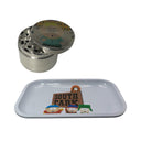 South Park Cartoon Spice Grinder, Stash Jar, Rolling Tray Set - spicedanime