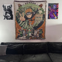 Naruto Shippuden Hand Woven Tapestry, Blanket, Rug