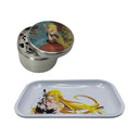 Monogatari Anime Spice Grinder, Stash Jar, Rolling Tray Set - spicedanime