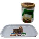 South Park Cartoon Spice Grinder, Stash Jar, Rolling Tray Set - spicedanime