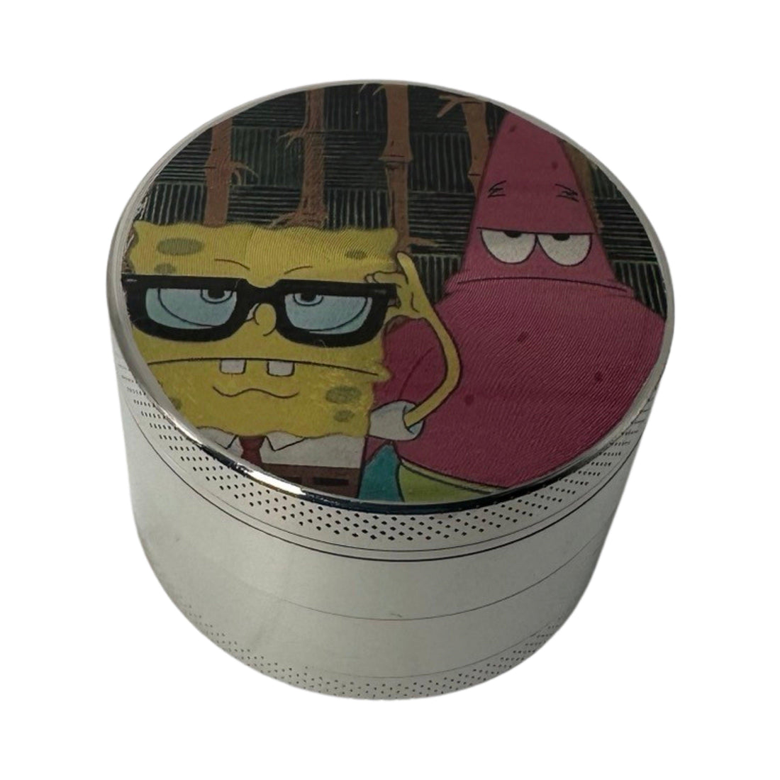 Spongebob Squarepants Cartoon Spice Grinder, Stash Jar, Rolling Tray Set - spicedanime