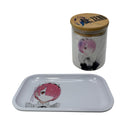 Re:Zero Anime Spice Grinder, Stash Jar, Rolling Tray Set - spicedanime