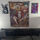 Pirate King Luffy Hand Woven Tapestry, Blanket, Rug