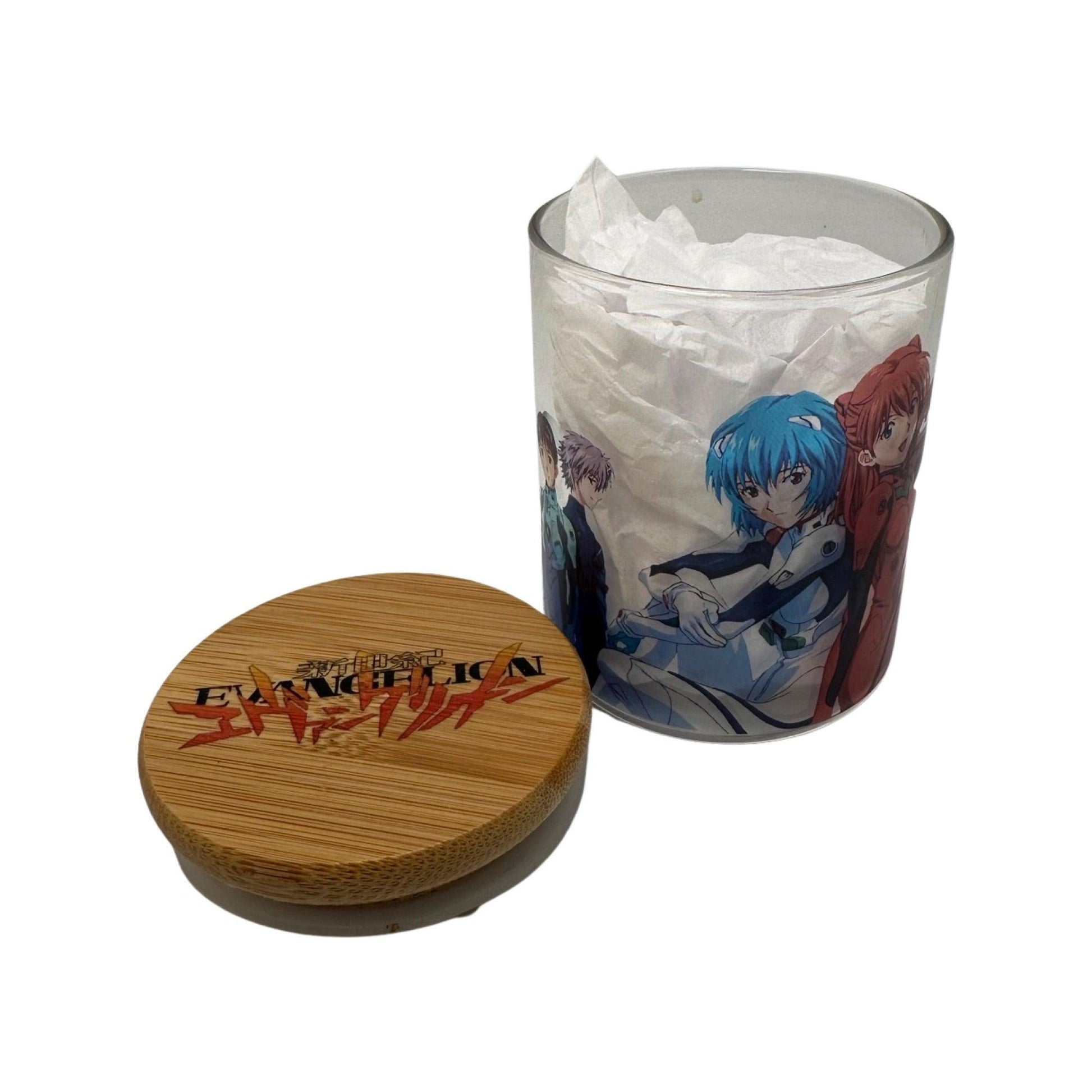 Neon Genesis Mecha Anime Spice Grinder, Stash Jar, Rolling Tray Set - spicedanime