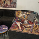 Pirate King Luffy Hand Woven Tapestry, Blanket, Rug