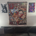 Straw Hat Crew Hand Woven Tapestry, Blanket, Rug