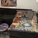 Goku Kamehameha Hand Woven Tapestry, Blanket, Rug