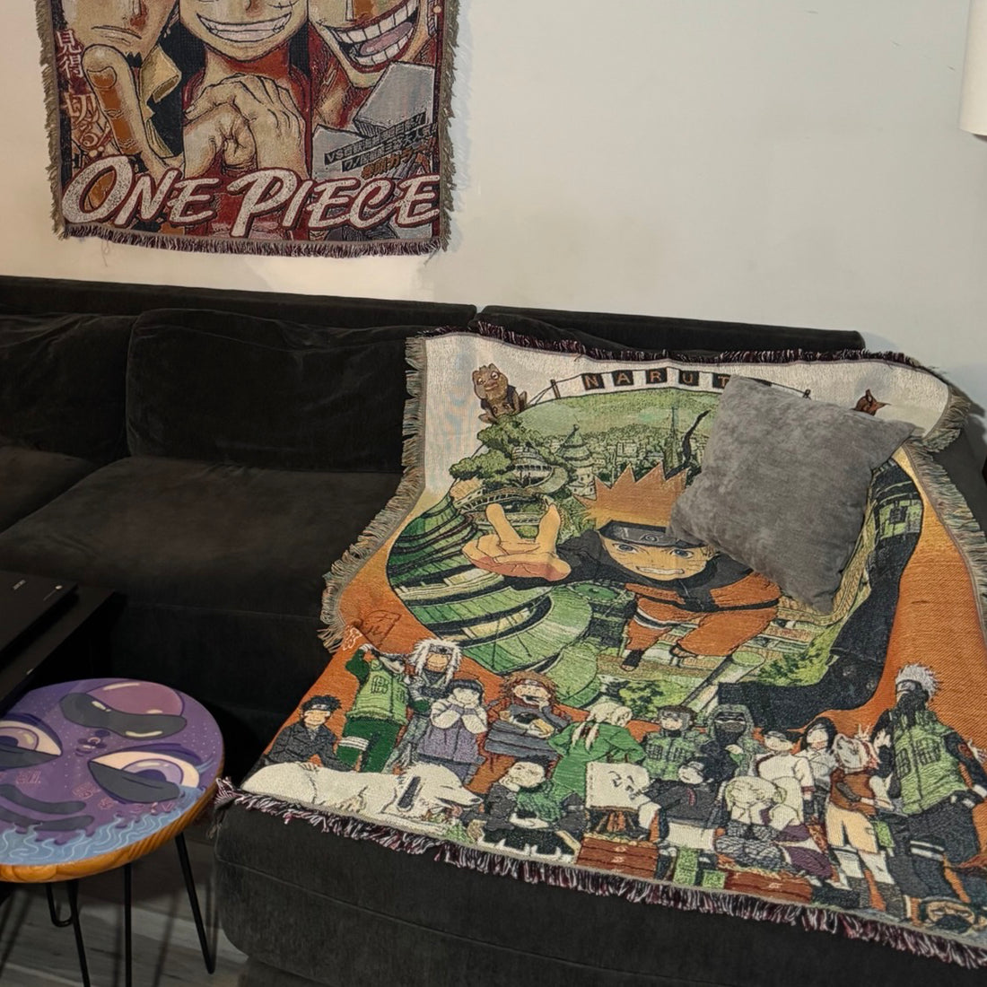 Naruto Shippuden Hand Woven Tapestry, Blanket, Rug