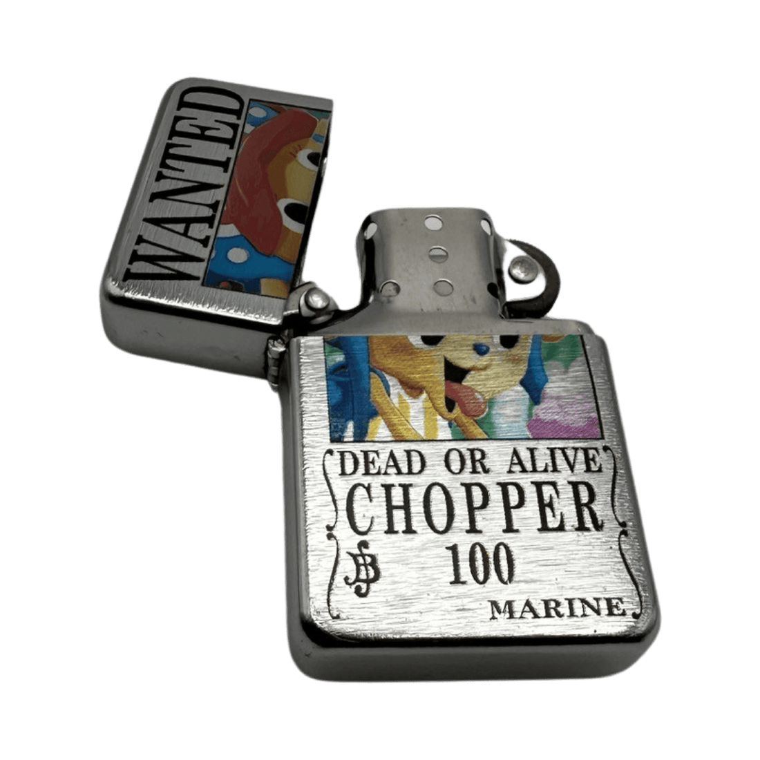 One Piece Anime Wanted Poster Flip Top Lighters - spicedanime