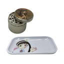 Monogatari Anime Spice Grinder, Stash Jar, Rolling Tray Set - spicedanime