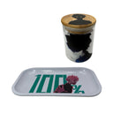 Mob Psycho 100 Anime Spice Grinder, Stash Jar, Rolling Tray Set - spicedanime