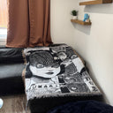 Uzumaki Spirals Woven Tapestry, Blanket, Rug