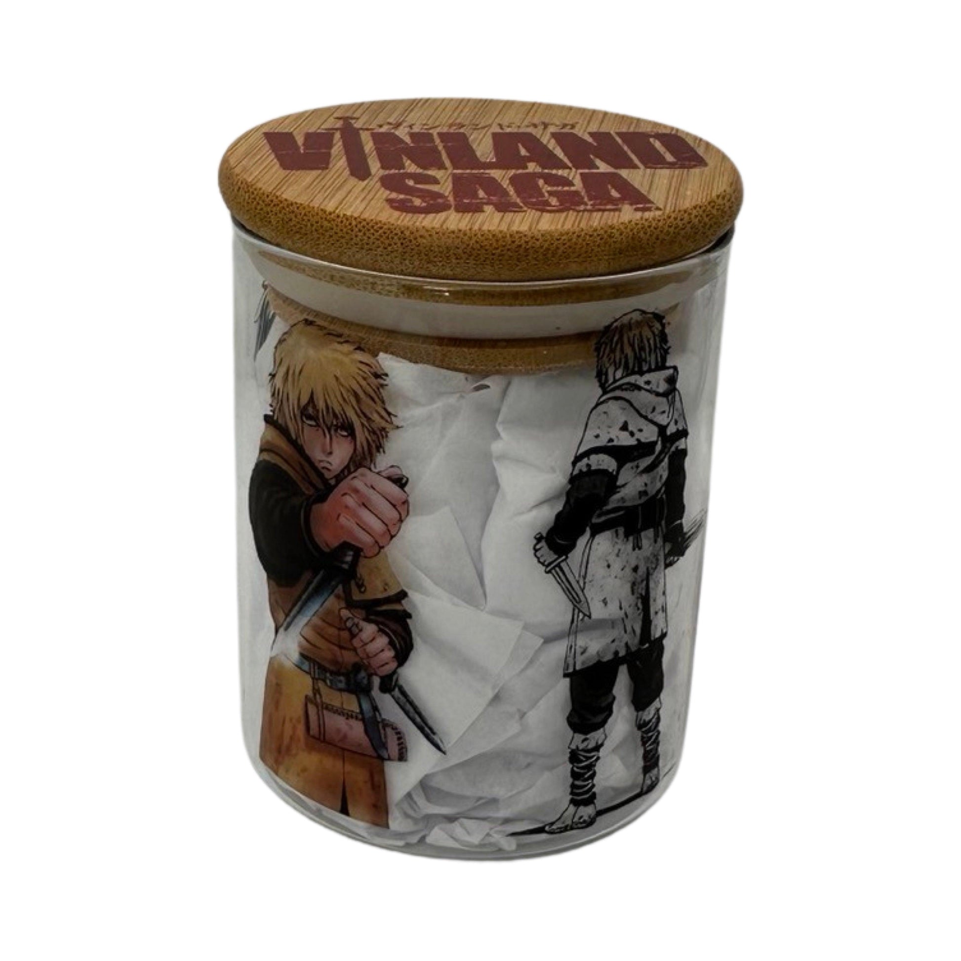 Vinland Saga Anime Herb Grinder, Stash Jar, Rolling Tray Set - spicedanime