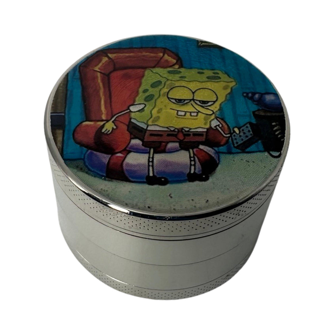 Spongebob Squarepants Cartoon Spice Grinder, Stash Jar, Rolling Tray Set - spicedanime