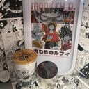 Red Luffy Grinder, Jar, Rolling Tray Set