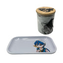 Magi Anime Spice Grinder, Stash Jar, Rolling Tray Set - spicedanime