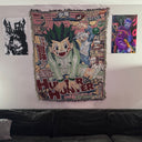 Gon Freeces Hand Woven Tapestry, Blanket, Rug