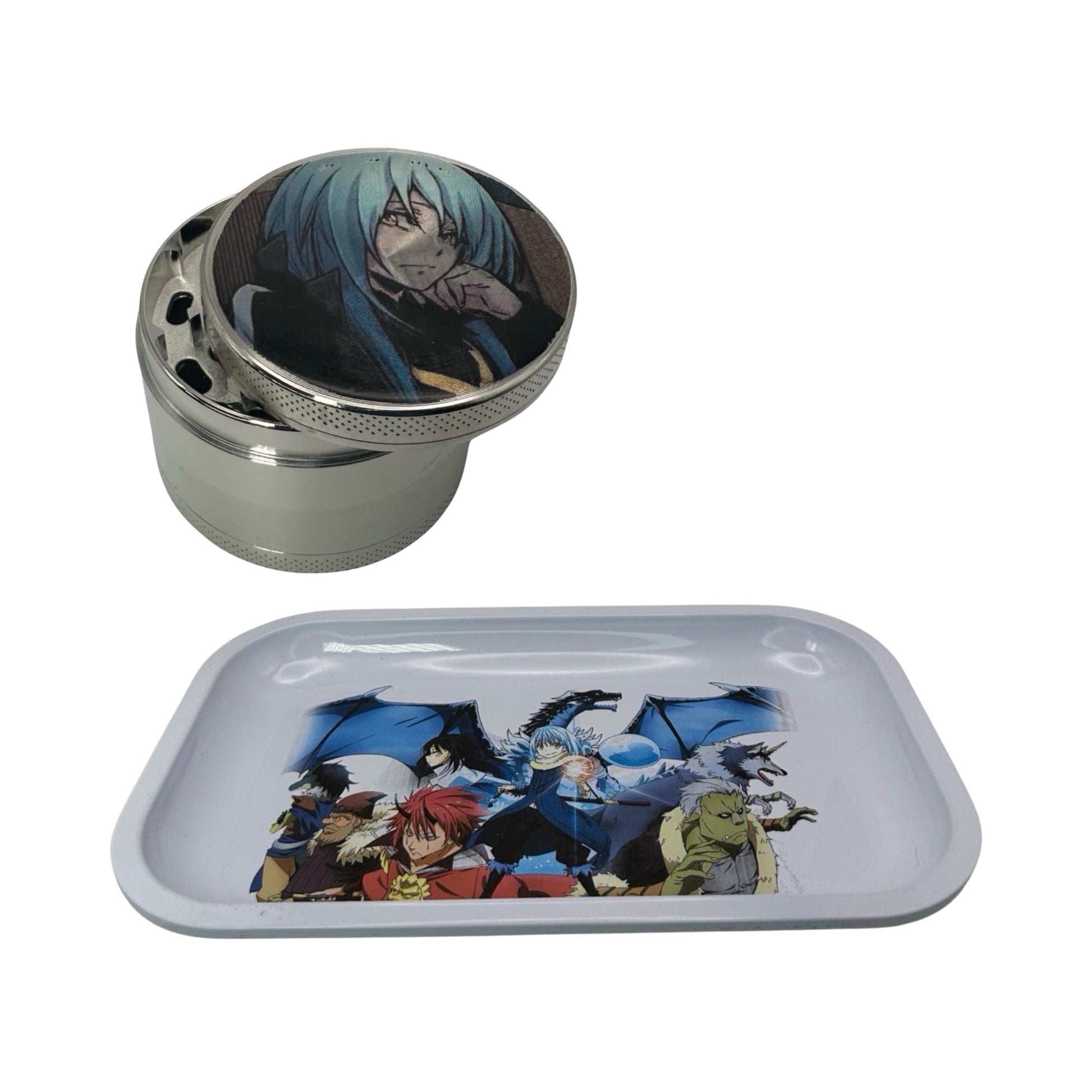 That Time I Got Reincarnated as a Slime Anime Spice Grinder, Stash Jar, Rolling Tray Set - spicedanime