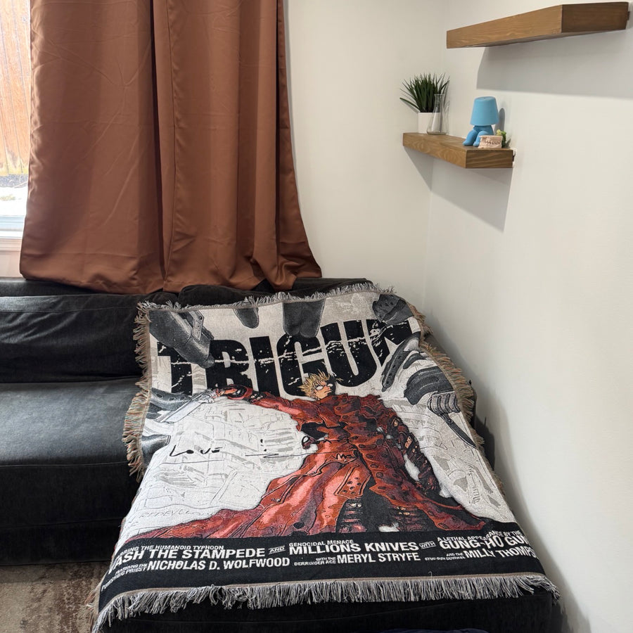 Vash the Stampede Woven Tapestry, Blanket, Rug