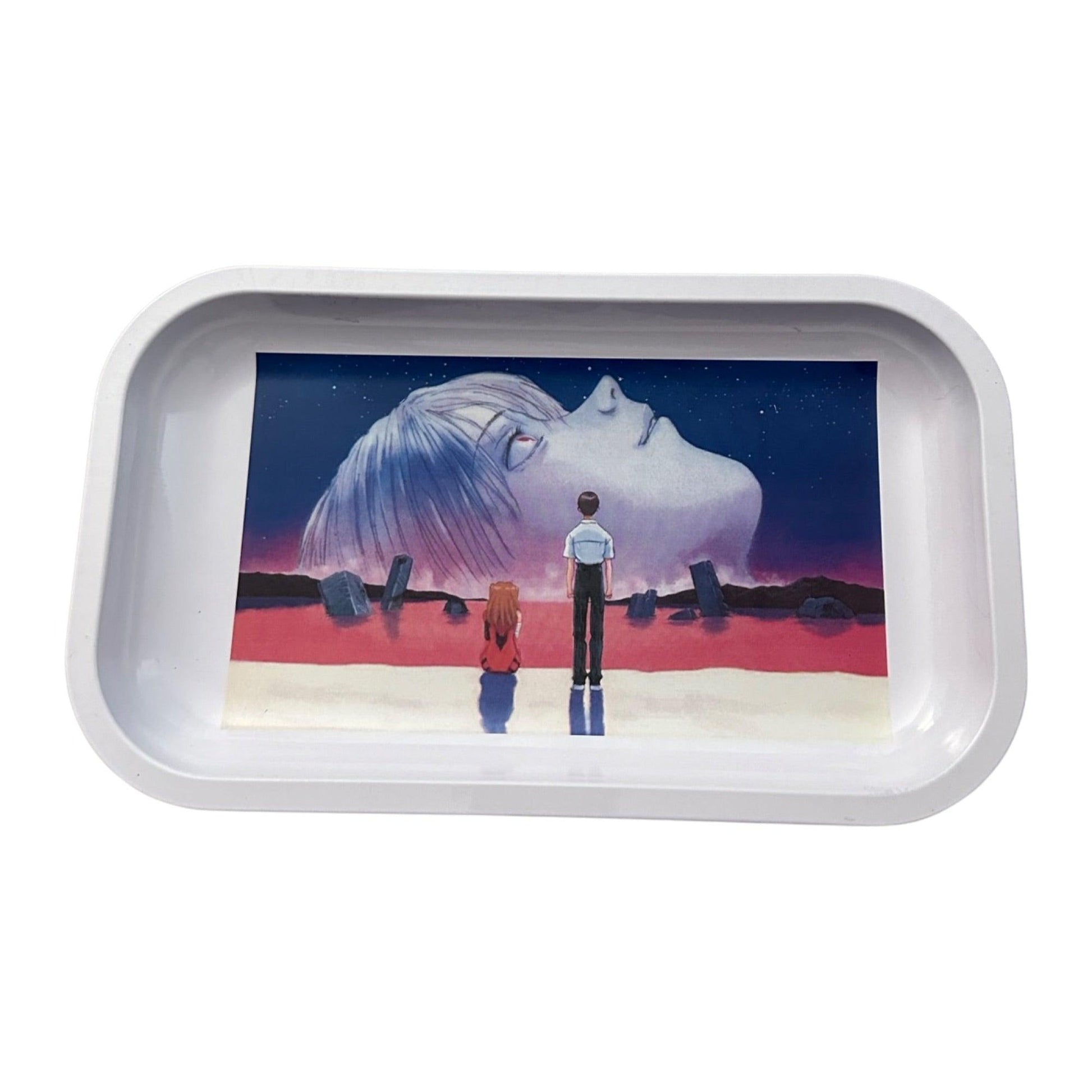 Neon Genesis Mecha Anime Spice Grinder, Stash Jar, Rolling Tray Set - spicedanime