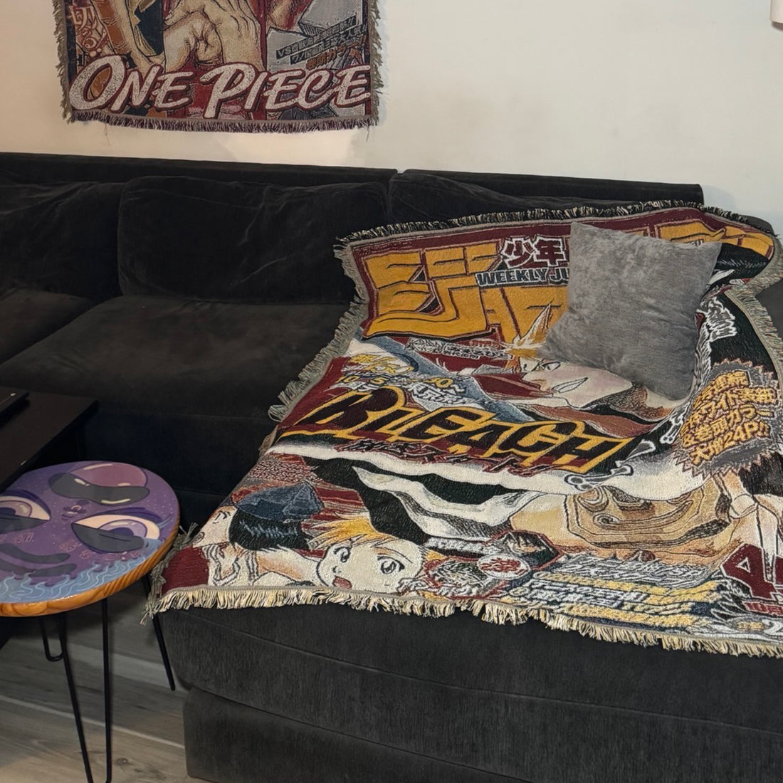 Ichigo & Rukia Hand Woven Tapestry, Blanket, Rug