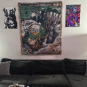 Deku & Shigaraki Hand Woven Tapestry, Blanket, Rug