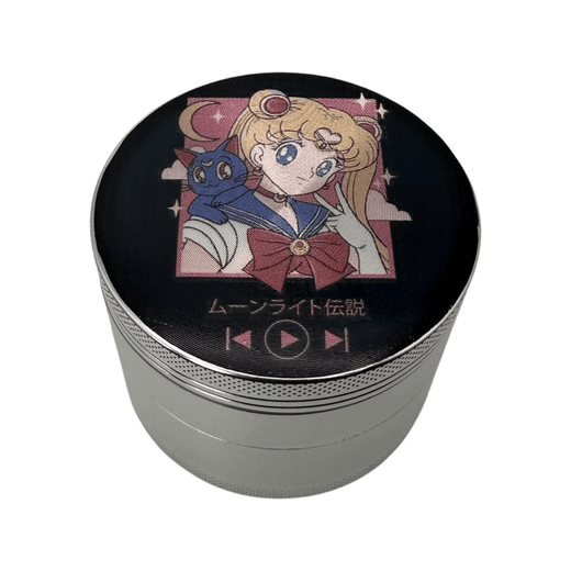 Sailor Moon Anime Herb Grinder, Stash Jar, Rolling Tray Set - spicedanime