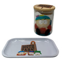 South Park Cartoon Spice Grinder, Stash Jar, Rolling Tray Set - spicedanime