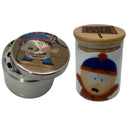 South Park Cartoon Spice Grinder, Stash Jar, Rolling Tray Set - spicedanime