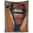Men Grillz Emmy Hand Woven Tapestry, Blanket, Rug
