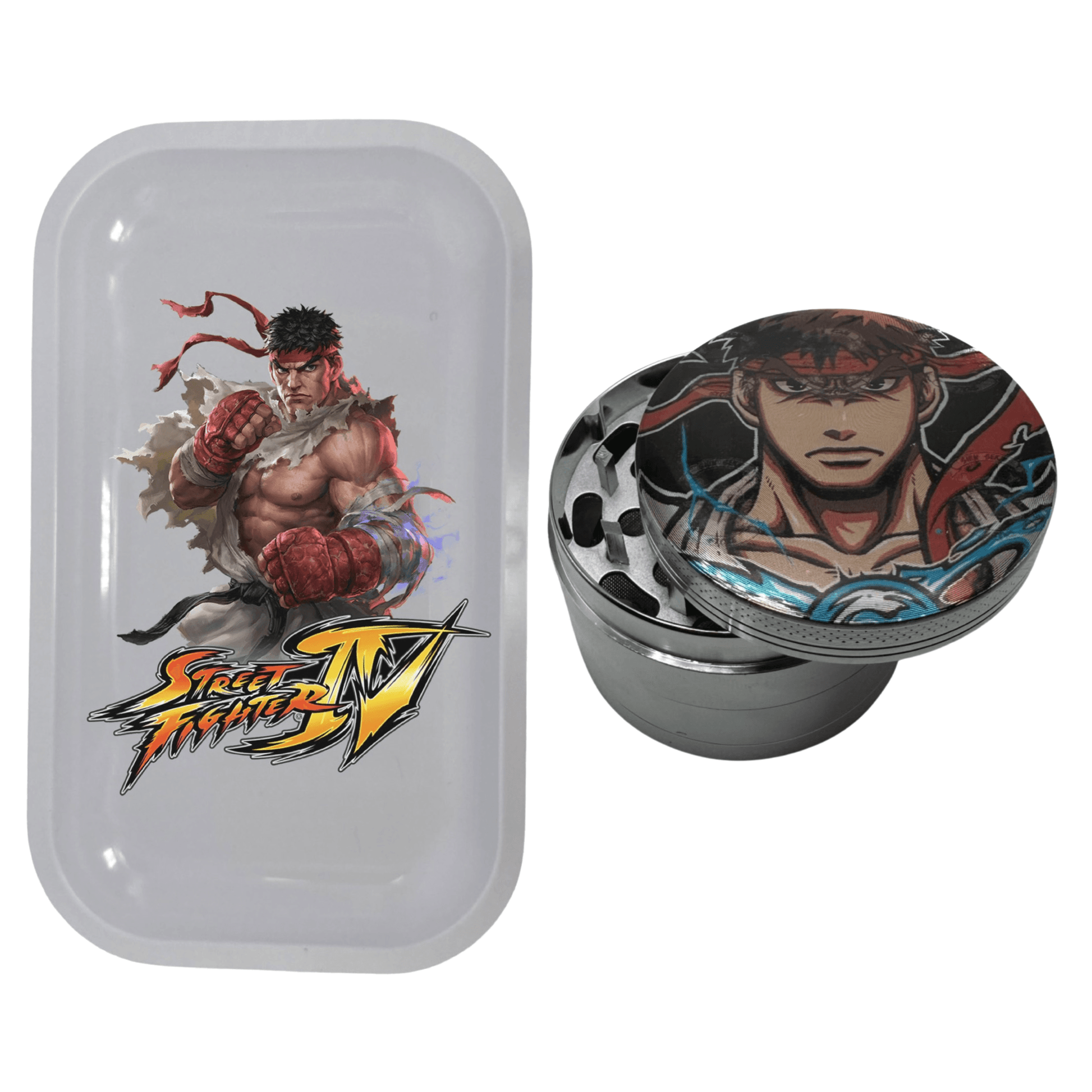 Street Fighter Ryu Videogame Herb Grinder Set - spicedanime