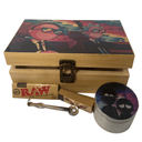 Rick and Morty Trippy Cartoon Bamboo Stash Box Set - spicedanime